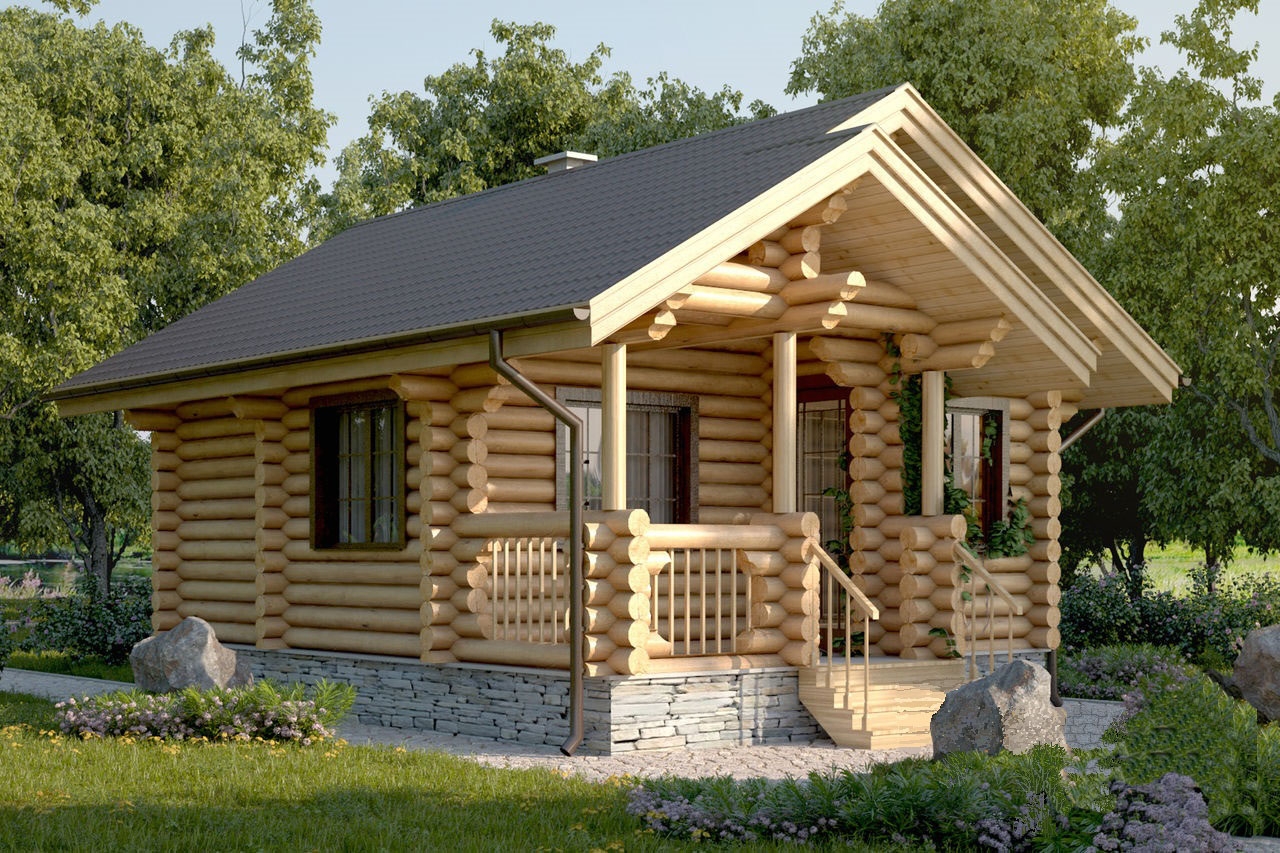 Баня из бревна VZ-625